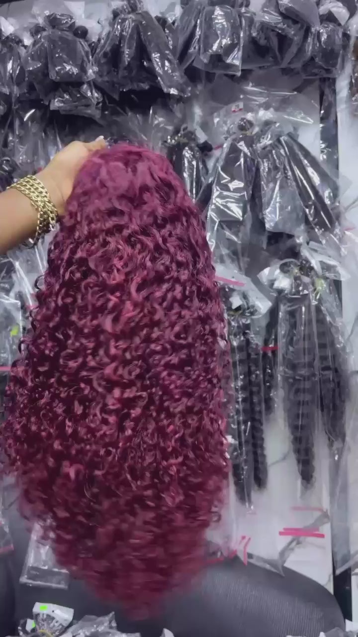 18' Factory Pixie Curls Wig {wine}