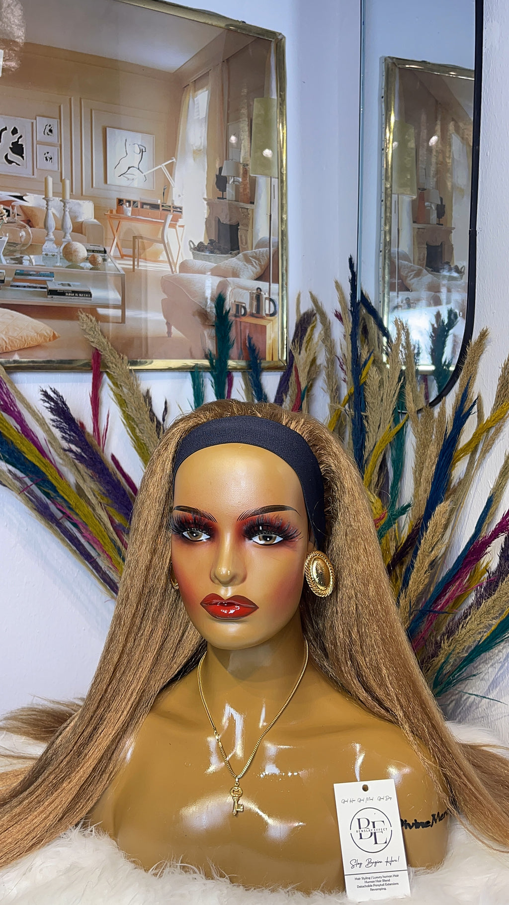 Mystique Kinky Headband Wig