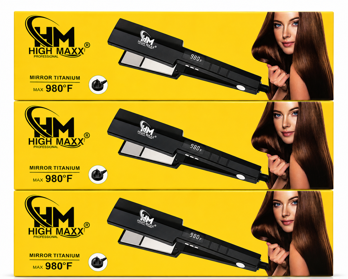 High Max Mirror Titanium Straightner 980%