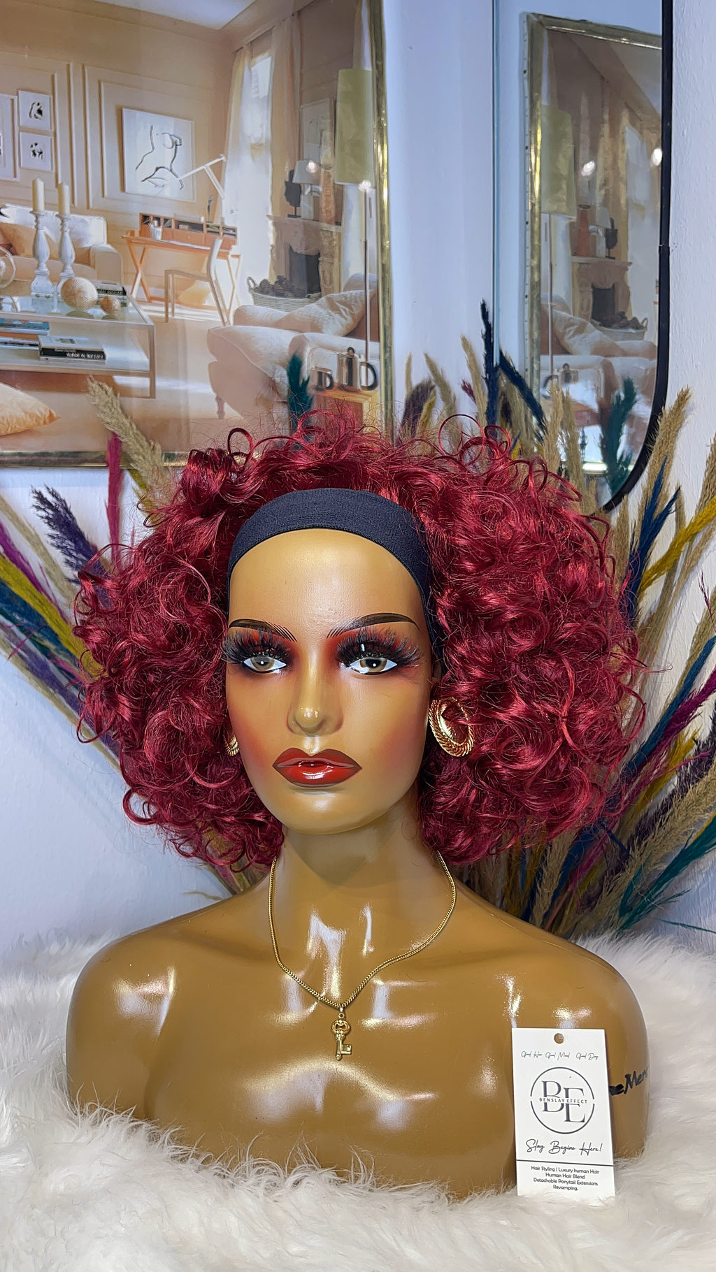 Sassy Curls Head-band Wig