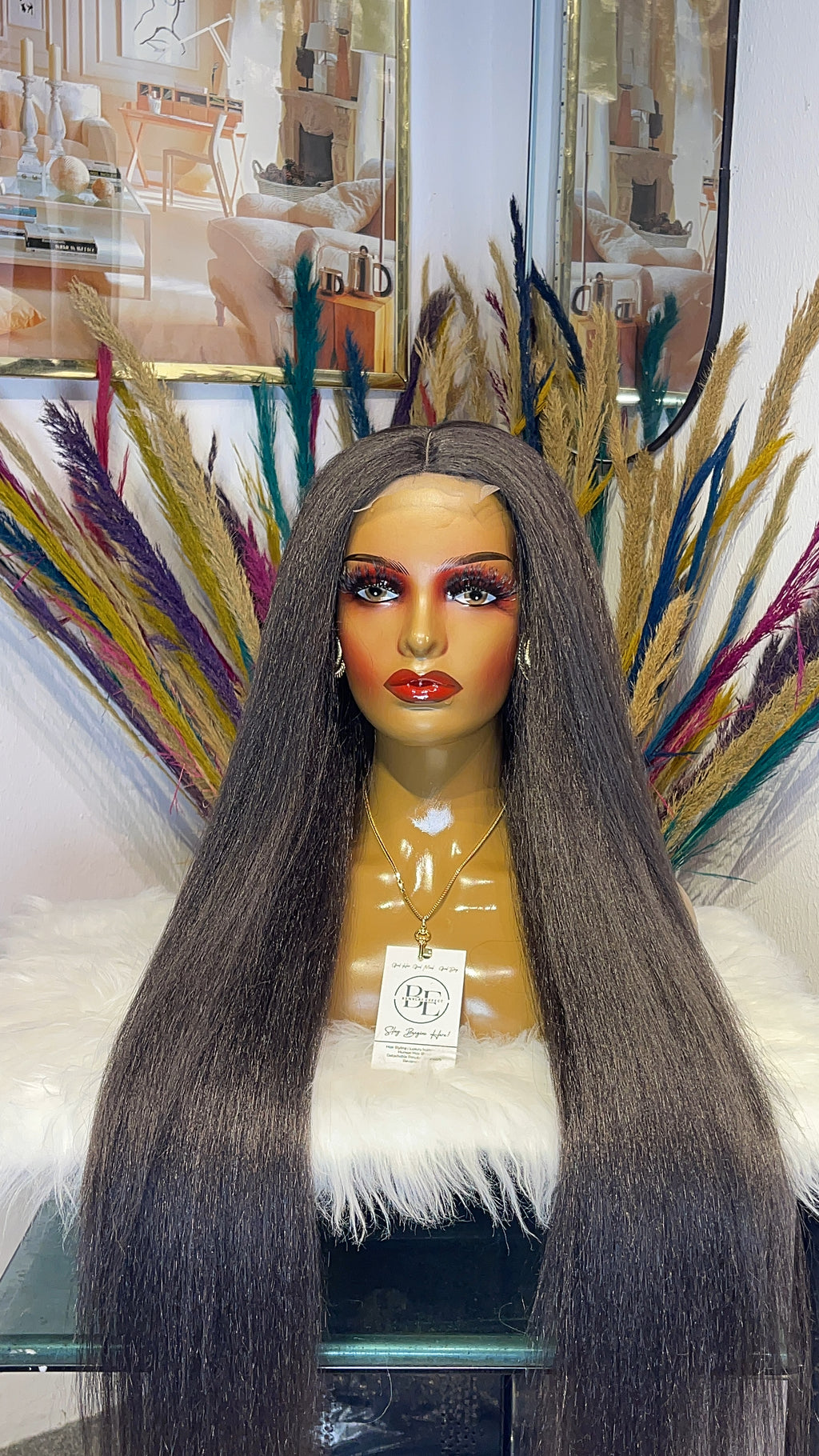 32' Mystique-Kinky Closure Wig