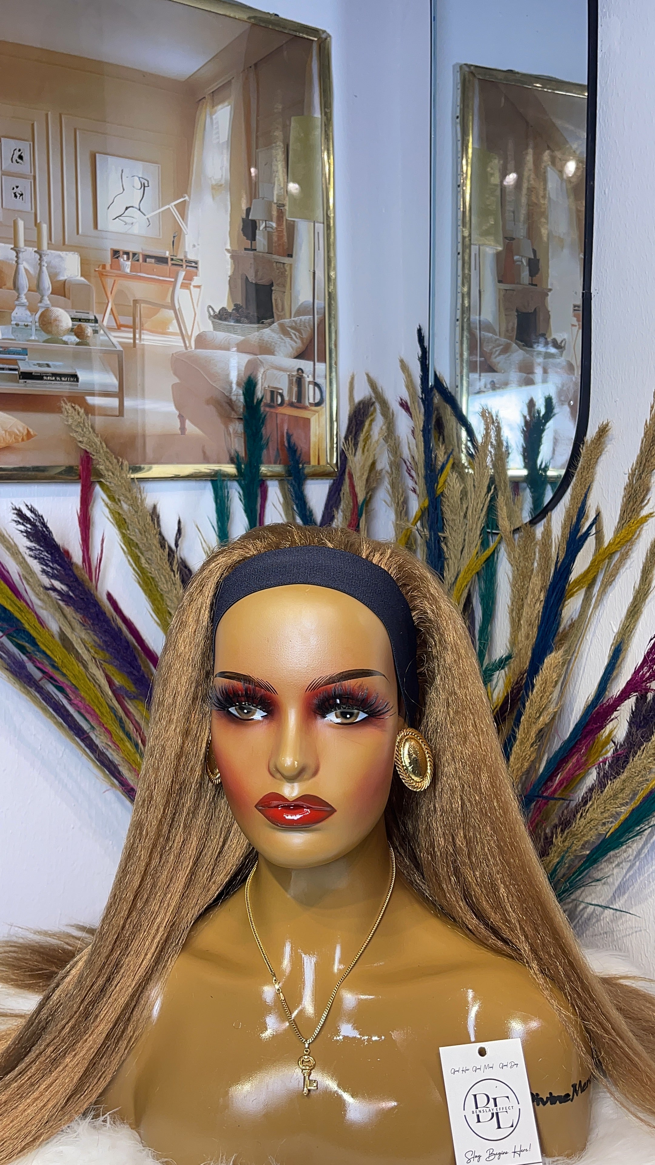 Mystique Kinky Headband Wig